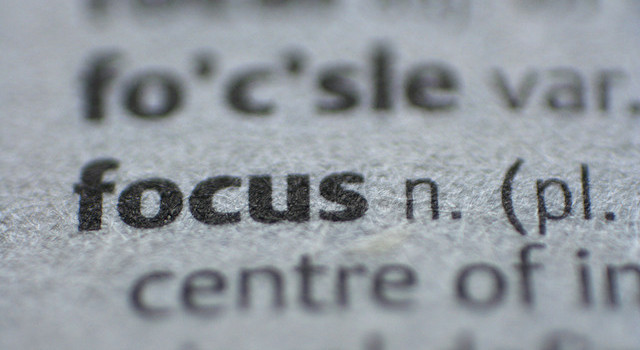 Micro Post: Can’t Focus